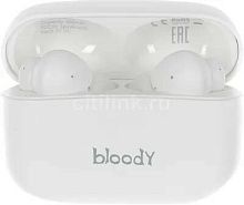 Гарнитура вкладыши A4Tech Bloody M30 белый беспроводные bluetooth в ушной раковине (M30 (WHITE)) | код 1457649 | A4TECH