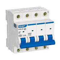 Авт. выкл. NXB-63S 4P 16А 4.5kA х-ка D соответствует стандарту ROHS (CHINT) | код 296918 | CHINT