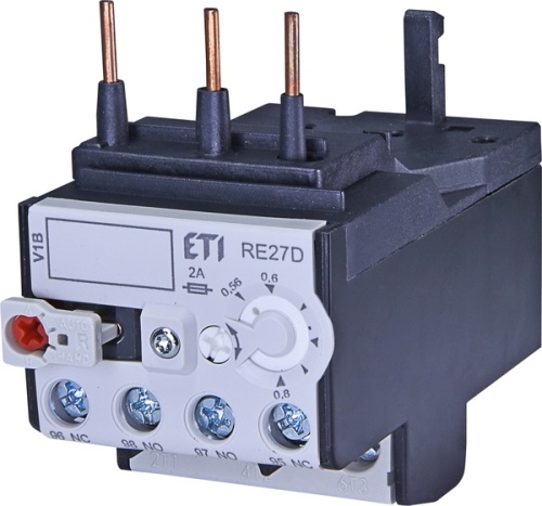Тепловое реле RE 27D-0,8 (0,56-0,8A) | код 004642402 | ETI