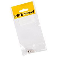 Разъем антенный на кабель, штекер F для кабеля RG-6, (1шт.) (пакет) PROconnect | код 05-4003-4-7 | PROCONNECT