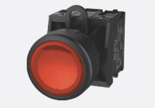 TS2513-0AM10-R11 Кнопка TS2 плоская,мгновен.действие, плавн.нажатие, AC/DC 24V, 1НЗ, крас., шт | код TS2513-0AM10-R11 | SUPU