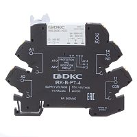Реле интерфейсное, 1CO, ком. ток 6А, AgSnO2, напряжение 110V AC/DC, push-in клеммы. | код IRK-110UC-1CO-PT | DKC