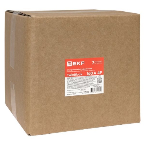 Рубильник 160A 4P реверсивный без рукоятки управления TwinBlock EKF | код tb-s-160-4p-rev | EKF фото 8