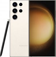 Смартфон Samsung SM-S918B Galaxy S23 Ultra 5G 256Gb 12Gb кремовый моноблок 3G 4G 2Sim 6.8 1440x3088 Android 13 200Mpix 802.11 a/b/g/n/ac/ax NFC GPS GSM900/1800 GSM1900 TouchSc Protect | код 1898994 | SAMSUNG