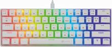 Клавиатура Оклик K763W механическая белый USB беспроводная BT/Radio Multimedia for gamer LED (1920562) | код 1920562 | Oklick