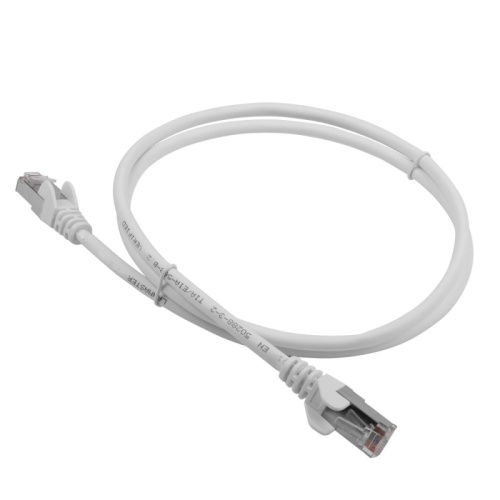Патч-корд LANMASTER LSZH FTP кат.5e, 7.0 м, белый | код LAN-PC45/S5E-7.0-WH | LANMASTER