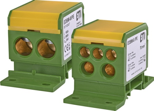 Блок распределительный EDBM-8/PE (192А, 1x4-70, 2x4-35, 3x2,5-25) | код 001102427 | ETI