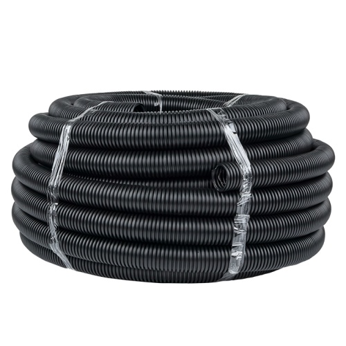 Труба гофр, ПНД с протяжкой d50 мм (20 м) черная-Plast | код tpnd-50n | EKF Труба гофр, ПНД с протяжкой d50 мм (20 м) черная-Plast | код tpnd-50n | EKF