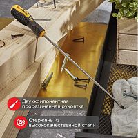 Отвертка шлицевая SL4х200 мм, двухкомпонентная рукоятка | код 12-6426 | REXANT