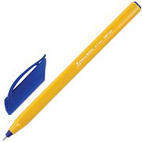 Ручка шариковая масляная BRAUBERG Extra Glide Orange, СИНЯЯ, трехгранная, узел 0,7 мм, линия письма 0,35 мм, 142925 | код 142925 | BRAUBERG
