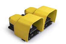 PDKA22BG20 Педаль двойная, две скорости (1НО+1НЗ)+(2х1НО+1НЗ) (с возм. подкл. аксессуаров) | код PDKA22BG20 | EMAS