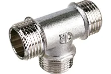 Тройник ННН 1/2'х1/2'х1/2' никелированный | код 2575 | AQUALINK