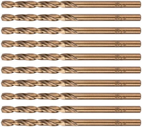 Сверла по металлу HSS с добавкой кобальта 5% Профи 3.5 мм (10 шт) | код 33935 | FIT фото 5 Сверла по металлу HSS с добавкой кобальта 5% Профи 3.5 мм (10 шт) | код 33935 | FIT фото 5