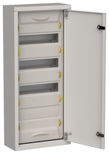TITAN 5 Корпус мет. ЩРн-48 (1х48) 710х310х140 IP31 сер IEK | код TI5-50-N-048-31-7035 | IEK