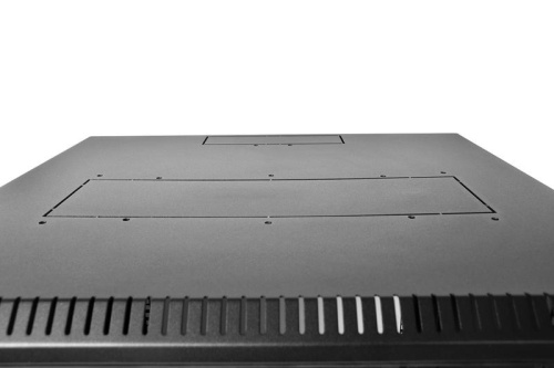 Шкаф коммутационный ШРН-Э-18.650-9005 18U 600х650мм передн. двер. стеклян. 50кг черн. ЦМО 1213971 фото 5