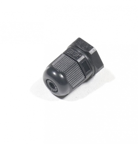 Сальник MG 12 пластик (3-6,5 мм) IP68 черный ГОФРОМАТИК (ЗЭТАРУС) | код zeta30870 | ГОФРОМАТИК