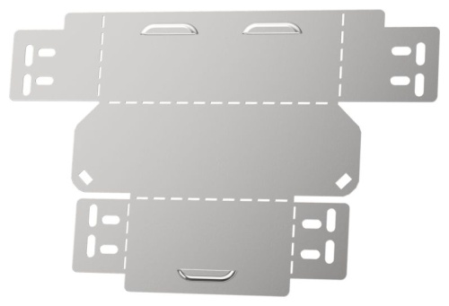 ESCA 3 Поворот 90град 80х80-0,6 IEK | код ES3-PG-90-080-080-06 | IEK