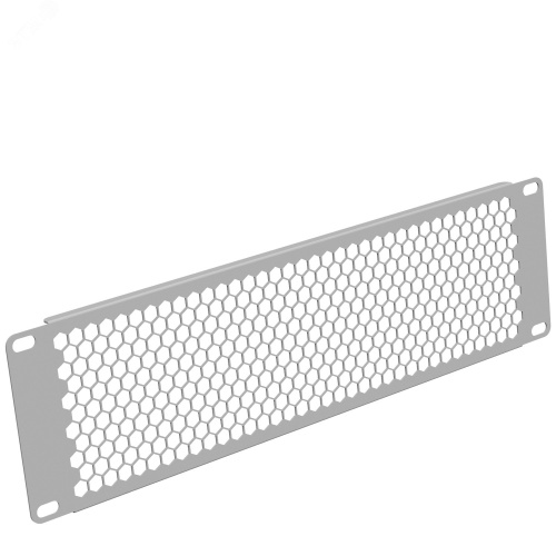 Фальш-панель 3U. перф. серый RAL 7035 (19368s) | код BP 0038.700 | SYSMATRIX