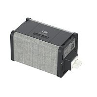 Unica System+ Блок 2xUSB типа A/A АНТРАЦИТ/СЕРАЯ ТКАНЬ | код INS44203 | Systeme Electric