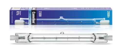 Лампа галогенная J118 200Вт линейная R7s 3000К 240В лин. 118мм Camelion 2935 Лампа галогенная J118 200Вт линейная R7s 3000К 240В лин. 118мм Camelion 2935