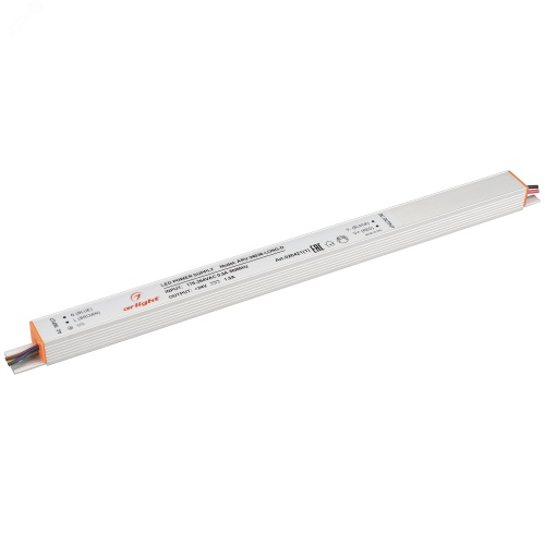Блок питания ARV-24036-LONG-D (24V, 1.5A, 36W) (ARL, IP20 Металл, 2 года) | код 026421(1) | Arlight