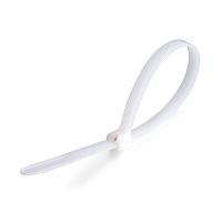 Стяжки нейлоновые КСЗ 5х250 (бел) (100шт) | код 90332 | Fortisflex