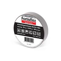 Изолента ПВХ Heavy Duty 19х0.18х20 (сер) | код 90822 | Fortisflex