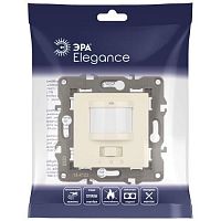 Датчик движения 2-проводной, 180-250В, 200Вт, Эра Eleg, слоновая кость,14-4103-02 | код Б0034353 | ЭРА