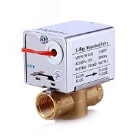 Клапан зональный двухходовой с возвратной пружиной DN25, G1, КVS 2,8 | код ZP-225 | Techno