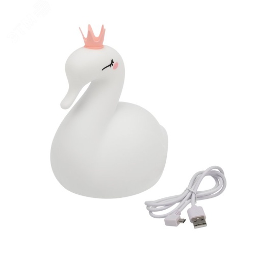 Ночник силиконовый Лебедь | код 503-004 | Neon-Night Ночник силиконовый Лебедь | код 503-004 | Neon-Night