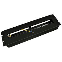 Cabeus PS-3U-BK Корпус с DIN-рейкой на 22 места, 19 дюймов, 3 юнита, цвет черный (RAL 9004) | код 8645c | Cabeus