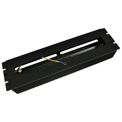 Cabeus PS-3U-BK Корпус с DIN-рейкой на 22 места, 19 дюймов, 3 юнита, цвет черный (RAL 9004) | код 8645c | Cabeus