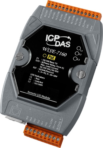 WISE-7160 6-channel Power Relay Output and 6-channel Isolation Digital Input WISE PoE Controller (RoHS) | код 00-06049091 | ICP DAS