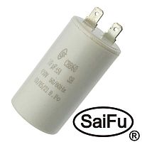 Пусковой конденсатор SAIFU CBB60, 10 мкФ, 450 В | код 102397 | Saifu