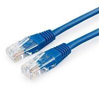 Патч-корд LSZH медный UTP Cablexpert кат.5e, 15м, литой, многожильный (синий) | код PP30-15M/B | Cablexpert