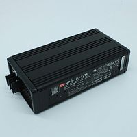 Источник питания AC-DC, зарядное устройство, 103.4Вт, вход 90…264В AC/127…370В DC, выход 14.4В/6.8А, рег. вых=10.5…15.2В, изоляция 3000В AC, в кожухе, 180х96х49мм, -30…+70С, тип АКБ свинцово-кислотный или литиевый, клеммная колодка | код NPB-120-12T