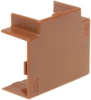 ELECOR Угол Т-образный КМТ 20х10 дуб (4шт/компл) | код EL-KK10D-T-020-010-K11 | IEK