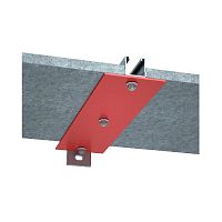 Пластина для огнестойкой перегородки опорная 120х400 4мм OP120-400 КМ LO4005