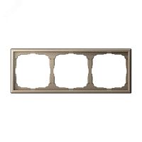 Рамка 3-м ArtGallery универс. шампань | код GAL000503 | Systeme Electric