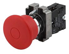 Кнопка LAY5-BT42 "Грибок" аварийная с фиксацией BBG80-BT-K04E | код Б0045645 | ЭРА