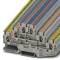Клемма защитного провода PT 2,5-PE/L/N | код 3210538 | PHOENIX CONTACT