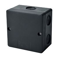 Коробка распределительная KSK 80 UV HF (FA) для О/П черная 80x80x55мм IP66 | код KSK 80_FA | KOPOS