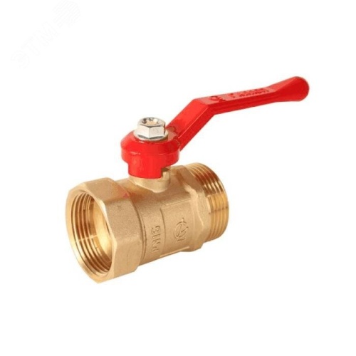 Кран шаровой Ду50 Ру16 ВН рычаг, латунный | код 103287 | Галлоп