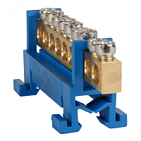 Шина нулевая тип Стойка OptiKit BB-S-PE-DIN-8-6х9-желтый | код 277836 | КЭАЗ