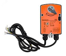 Электропривод с возвратной пружиной для противопожарных клапанов на 220В, с двум дополнительными переключателями FSA03S230S (ON-OFF) | код 4687202618408 | VentART