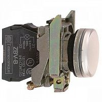 Лампа сигнальная Harmony, 22мм² 230В, AC | код. белый, XB4BVM1 | Schneider Electric