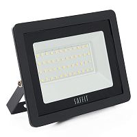 Прожектор светодиодный 2835 SMD 50Вт 6400К AC230В/50Гц IP65 черн. в компактном корпусе SFL90-50 SAFFIT 55066