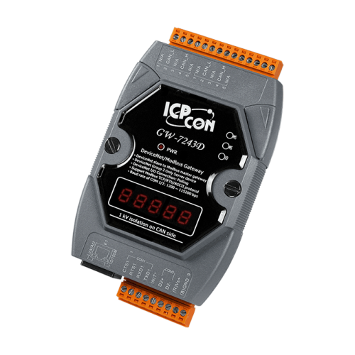 GW-7243D-G CR DeviceNet Slave / Modbus Master Gateway (RoHS) | код 00-06027558 | ICP DAS