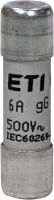 Предохранитель CH10x38 gG 6A 500V | код 002651015 | ETI