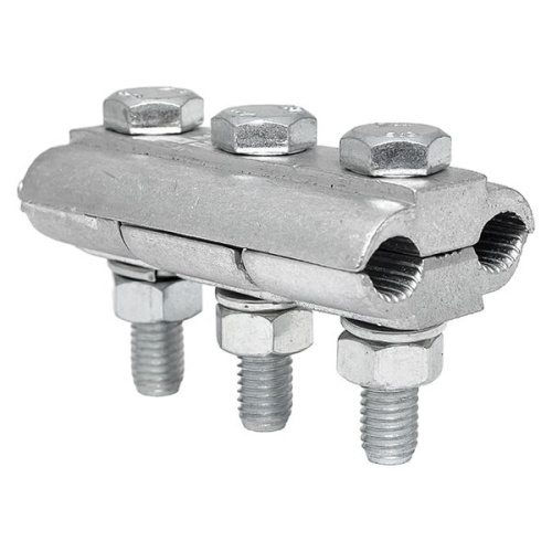 Зажим соединительный плашечный 3 болта М6 (D провода 9,6,,,11,4 мм) ПА-2-2 PROxima | код pa-2-2 | EKF фото 2